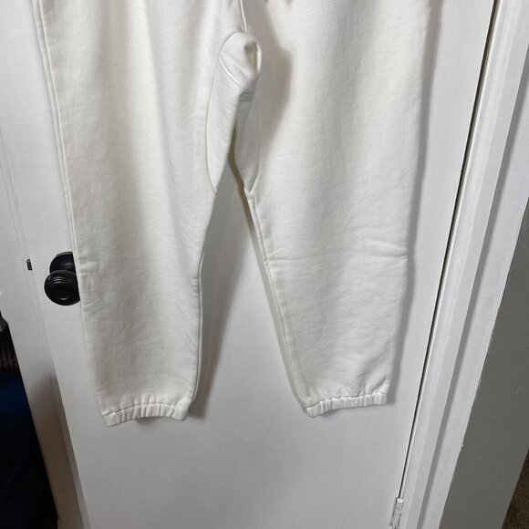 The Upside “Major” White Cotton Drawstring Track Pants Size S NWT - Picture 4 of 8